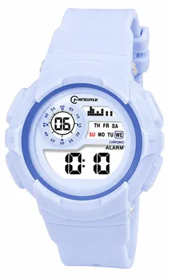 Obrázek produktu pro MINGRUI 2109L Digitální sportovní hodinky, 42 mm, světle modrá, Obrázek vytvořený pomocí AI