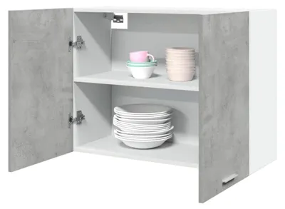 Produktbild von Hängeschrank Lyon, Betongrau, 80 x 31 x 60 cm, Holzwerkstoff
