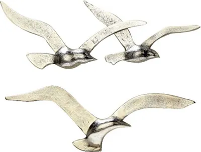 Produktbild von Boltze Wandobjekt Vogel Wanddeko aus Metall, Vägel, maritimes Motiv