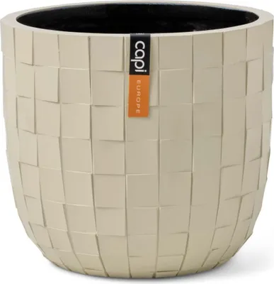 Obrázok produktu pre Capi Europe - Bloky s guľôčkovým kvetináčom - béžová - 14x13