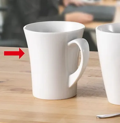 Produktbild von 6x Henkelbecher DIVA Inhalt 0,35 l Pappbecher, Kaffeetasse