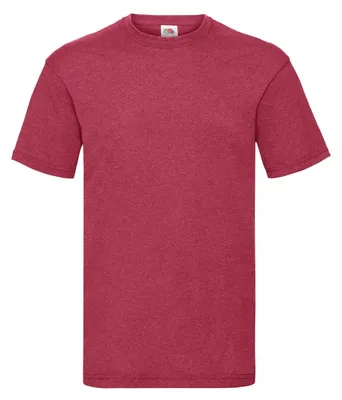 Immagine prodotto di Fruit of the Loom - T-shirt "Valueweight" per uomo/donna Unisex LT1859 (M) (Vintage Heather Red)