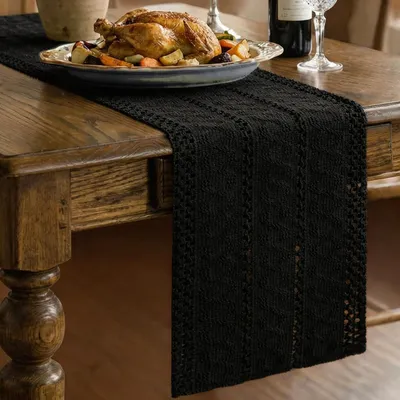Obrázek produktu pro Solidchoice - Bavlněná běhoun na stůl, 30x183 cm, pro dekoraci jídelny
