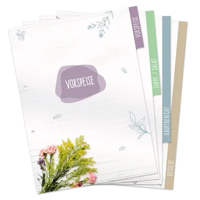 Obrázok produktu pre Organizér na spisy PRICARO "Bouquet", A4, 4 sekcie