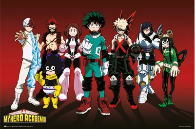 Produktbild von My Hero Academia - Hero Version Filmposter TV-Serie - Poster - Größe 91,5x61 cm
