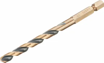 Produktbild von DEWALT Black&Gold Metallbohrer HSS-G Sechskant