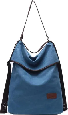 Produktbild von Canvas Damen Schultertasche Rucksack Vintage Hobo Anti Diebstahl Tasche