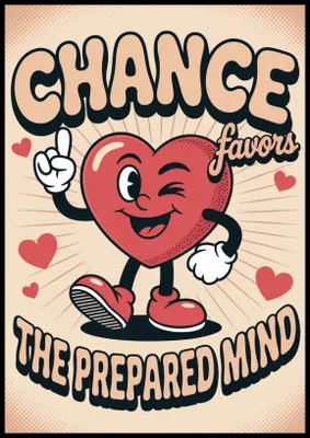 Produktbild von Plakat 70x100cm Motivationsaffirmation Retro Vintage für das Wohnzimmer Change
