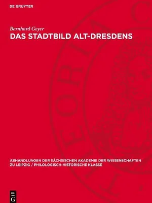 Produktbild von Das Stadtbild Alt-Dresdens