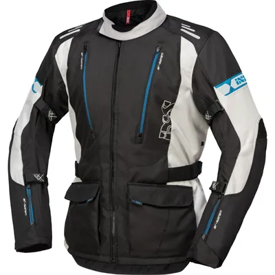 Produktbild von IXS Lorin-ST Motorrad Textiljacke, schwarz/grau/blau, L