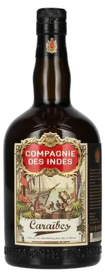 Produktbild von Compagnie des Indes CARAÏBES Rum Oak Barrels 40% Vol. 0,7l
