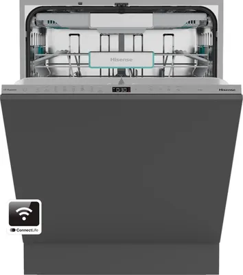 Produktbild von Hisense Hi6 Vollintegrierbarer Geschirrspüler, 60 cm, Voll integriert, Standardgröße (60 cm), Berührung, 1,5 m, 1,75 m, 1,5 m