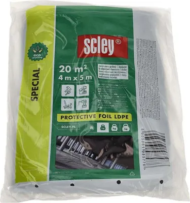 Zdjęcie produktu dla Grubość folii ochronnej 4 x 5 m SCLEY
