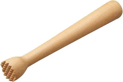 Immagine prodotto di Pestello da cocktail in legno da 25 cm, ideale per mojito e cocktail alla frutta, per uso domestico e da bar, realizzato in legno resistente, accessori da bar professionali