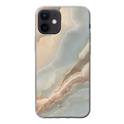 Produktbild von MuchoWow® Handyhülle Schutzhülle Hülle für iPhone 12 Luxus - Mineralien - Natursteine Silikon Softcase Handy Hülle - Schutzhülle