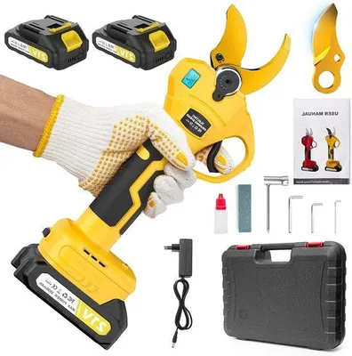 Immagine prodotto di Forbici da giardino elettriche da 21 V e 800 W con 2 batterie