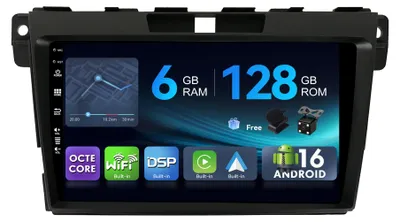 Immagine prodotto di Autoradio per Mazda CX-7 (2008-2015) | 6G + 128G | Android 16 con navigazione GPS | CarPlay e Android Auto