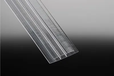 Produktbild von T&J Polycarbonat H-Profil 2500 mmnfür 10 mm, glasklar