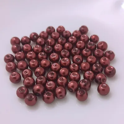 Obrázek produktu pro Glasperlen - Typ 'rund' - 20g - 4 mm - Rosegold dunkel