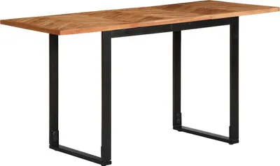 Produktbild von Esstisch 140x70x75 cm Massivholz Akazie