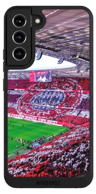 Produktbild von NIVOCASE Handyhülle für Samsung Galaxy S22+  Hülle NIVOpure Case Schwarz FC Bayern München FCB Stadion