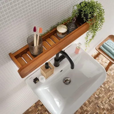 Produktbild von Destiny Wandboard SPA & LIVING 64x13x10 cm Teak