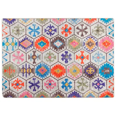 Produktbild von vidaXL Teppich Waschbar Mehrfarbig 80x150 cm