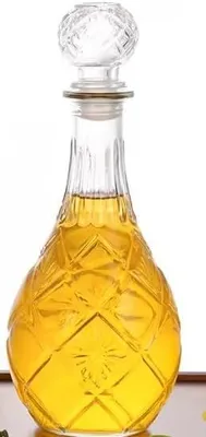 Produktbild von Karaffe Flasche Whiskykaraffe Cognacflasche Glaskaraffe Whisky Dekanter 0,8 L