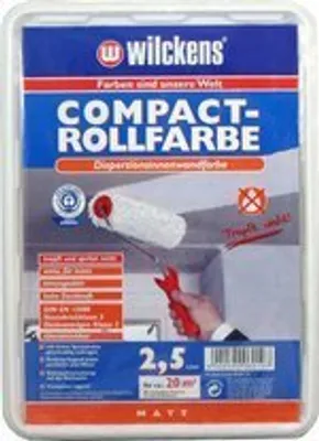 Produktbild von Wilckens Compact-Rollfarbe Weiss matt 2,5l 16100100080