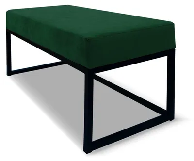 Obrázek produktu pro Lavička EMLI 80 cm v loftovém stylu - zelená - ITAKA 10