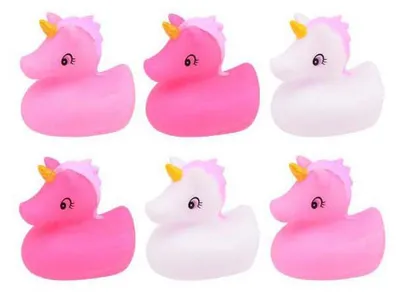 Produktbild von Johntoy Happy World Einhornbadfiguren, 6st.