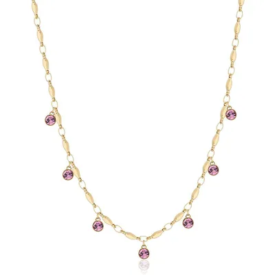 Produktbild von Sparkling Gold Plated Symhonia Crystal Necklace BYM142