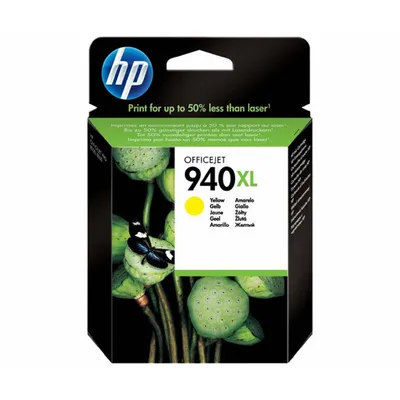 Produktbild von HP 940XL High Yield Yellow Original Ink Cartridge, Hohe (XL-) Ausbeute, Gelb, Tinte auf Pigmentbasis, 1 Stück(e), 1400 Seiten