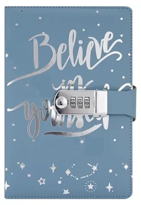 Imagen del producto de Cuaderno de cuero A5 con cerradura de combinación
