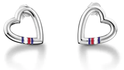 Produktbild von Tommy Hilfiger Jewelry Damen-Ohrstecker Classic Signature Edelstahl Emaille 15.2