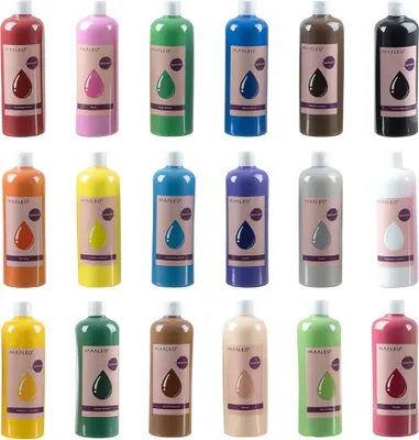 Obrázek produktu pro Maaleo 26341 Plakátové barvy 18 x 500ml