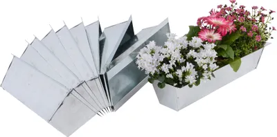 Produktbild von UNUS 12x Blumenkasten Balkonkasten Einsatz für Europalette Pflanzkasten 38cm