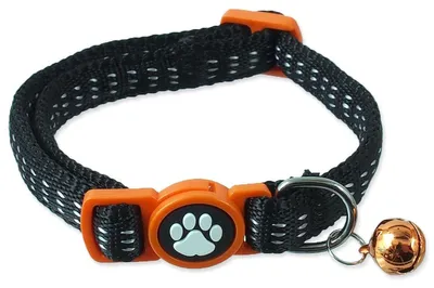 Productafbeelding van Magic Cat nylon halsband, XS, zwart, 1x, verstelbaar van 19-31 cm