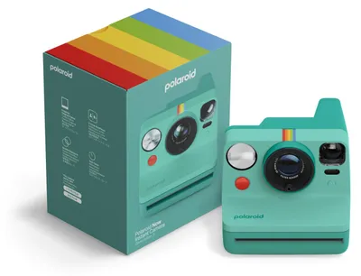 Produktbild von Polaroid Now Gen 3 Sofortbildkamera i-Type in Aquagrün