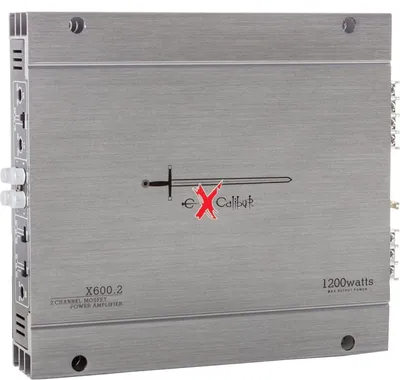 Produktbild von Excalibur X600.2 Auto-Verstärker 2 Kanäle, Leistung 1200 W, Crossover variabel, 2 Ohm