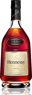A bottle of Hennessy VSOP Cognac.