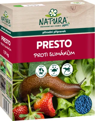 Zdjęcie produktu dla NATURA PRESTO Naturalny preparat na ślimaki 300g