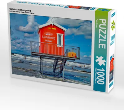 Produktbild von CALVENDO Puzzle Ostfriesland Langeoog | 1000 Teile Lege-Größe 64x48cm Foto-Puzzle für glückliche Stunden