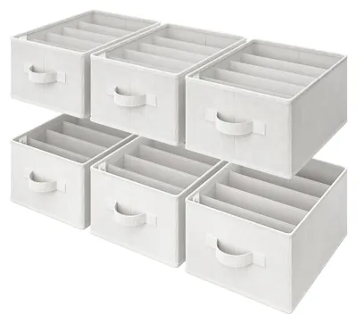 Produktbild von Schrankorganizer - Set von 6 Aufbewahrungsboxen für Kleidung
