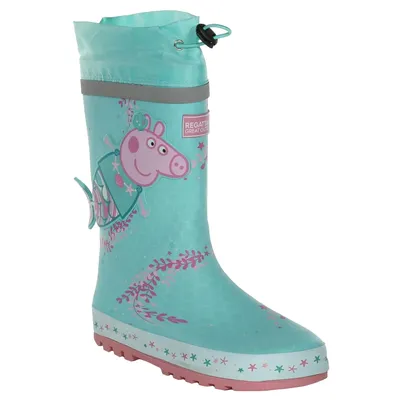 Obrázok produktu pre Regatta - Detské gumové topánky "Puddle", "Peppa Pig" RG7854 (32 EU) (Aruba Blue)