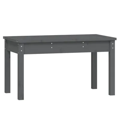 Produktbild von vidaXL Gartenbank Grau 80x44x45 cm Massivholz Kiefer