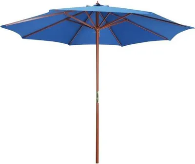 Productafbeelding van Windbestendige strandparasol met verstelmechanisme - Strandparasol met UV-bescherming - Reflecterende zonnescherm voor zonnige dagen aan het strand