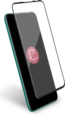 Produktbild von Force Glass, Glas-Folie 2.5D Ölabweisend Huawei P40 Lite, Schwarz transparent