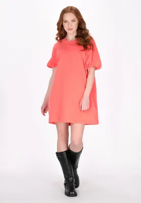 Image de Robe pour femme SAPORTA - corail, taille XL