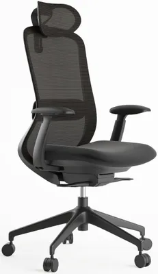Immagine prodotto di Sedia da ufficio BESSEL, plastica nera, colore nero